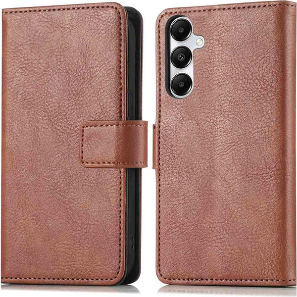 Custodia Per Cellulare Imoshion Per Samsung Galaxy A17 (5G)/Samsung Galaxy A17 (4G) - Custodia A Libro Bookcase Flip - Marrone-image
