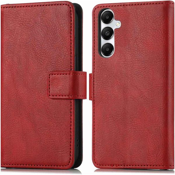 Custodia Per Cellulare Imoshion Per Samsung Galaxy A17 (5G)/Samsung Galaxy A17 (4G) - Custodia A Libro Bookcase Flip - Rosso-image