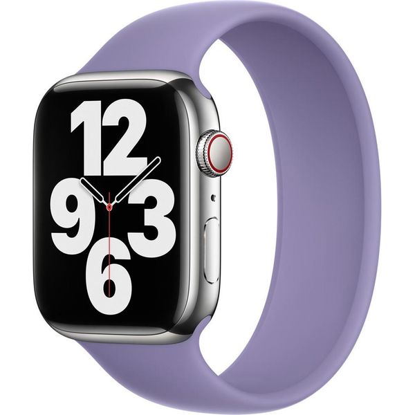 Cinturino Apple Solo In Silicone Per Apple Watch | 44/45/46/49 Mm - Taglia 12 - Lavanda Inglese-image