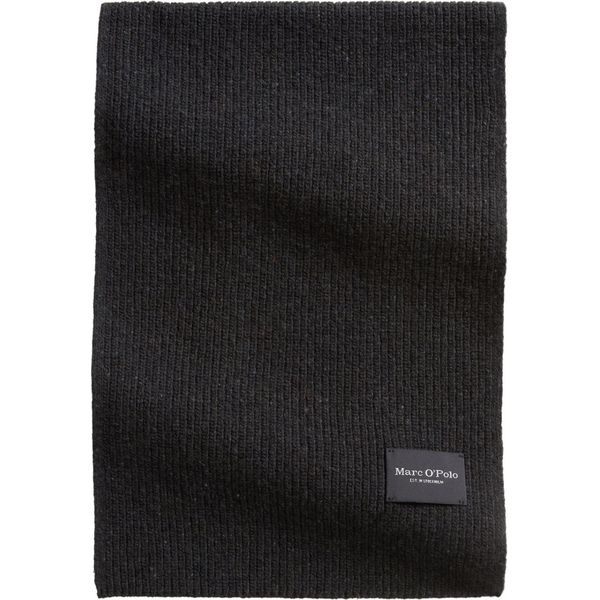 Marc O'polo Sciarpa Knitted Scarf Dark Grey Melange Grigio Scuro-image