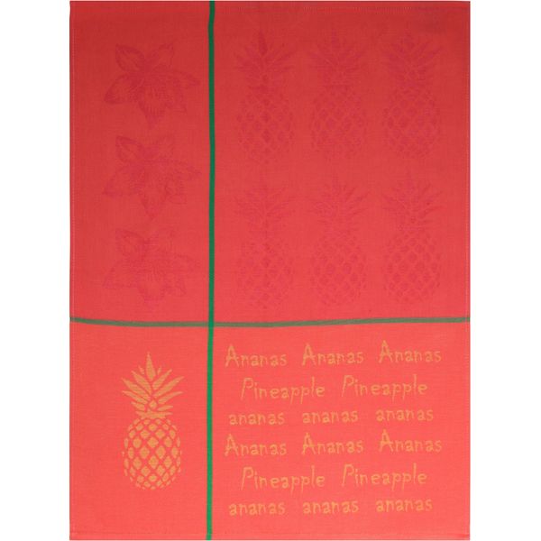 Geschirrtuch Stuco "Tropic Fruits - Jacquard", Bunt (Rot, GrüN, Gelb), B:50Cm L:70Cm, 50% Baumwolle, 50% Leinen, GeschirrtüCher, Geschirrtuch-image