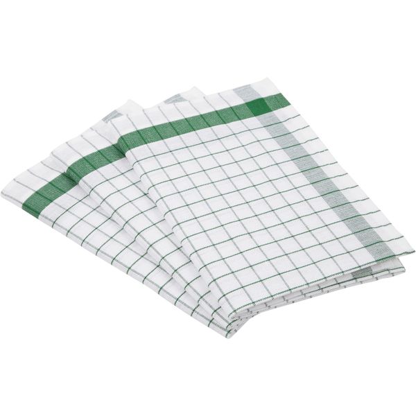 Geschirrtuch Ross "Exclusiv", GrüN, B:50Cm L:70Cm, 50% Baumwolle, 50% Leinen, GeschirrtüCher, Geschirrtuch, Karofond, 50% Baumwolle, 50% Leinen, 50X70 Cm-image