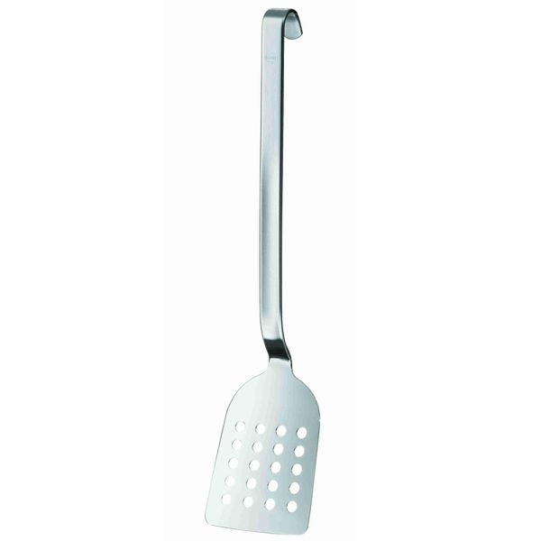 Pfannenschaufel RÖSle, Silber (Edelstahlfarben), Edelstahl 18/10, KüChenpaletten, Pfannenwender Mit Lochung, Edelstahl 18/10, SpüLmaschinengeeignet-image