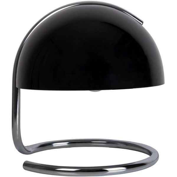 NÄVe Tischleuchte "Burano", Schwarz, 1, Ø 23Cm H: 25Cm, 1 Stk., Leuchten, HalbkugelföRmiger Glasschirm, 1X E27, Zuleitung Schwarz 150Cm, Tischleuchte-image