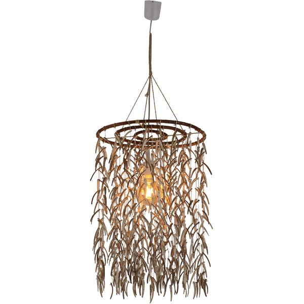 NÄVe Pendelleuchte "Kokos", Beige, 1, Ø 40Cm H: 55Cm, 1 Stk., Leuchten, Material: Kokos, Rattan; 1X E27 Max. 40W Led, D: 40Cm, Pendelleuchte-image