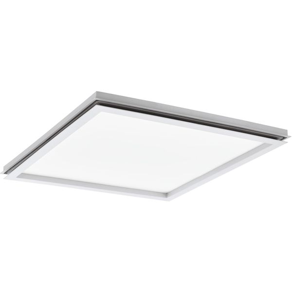 Eglo Deckenleuchte "Lazaras", Weiß, H: 6Cm, 1 Stk., Leuchten, Deckenleuchte In Weiß Aus Alu, Stahl - 22W - Warmweiß - Kaltweiß, Deckenleuchte-image