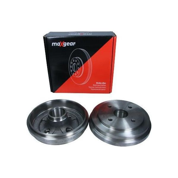 2X Maxgear Tamburo Freno Posteriore 19-2625 Per Opel Agila (A) (H00) 4Kg-image