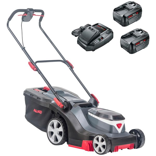AkkurasenmäHer Al-Ko "Home AND Garden Compatible 38.2 Li Comfort", Grau, RasenmäHer, 38 Cm Schnittbreite, Inkl. 2 Akkus Und LadegeräT-image