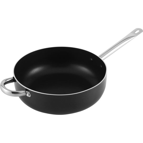 Bratpfanne Cs KOCH-SYSTEME "Solaris", Schwarz, H:8Cm L:48Cm Ø:24Cm, Pfannen, Schmorpfanne Bratpfanne, Induktion-image