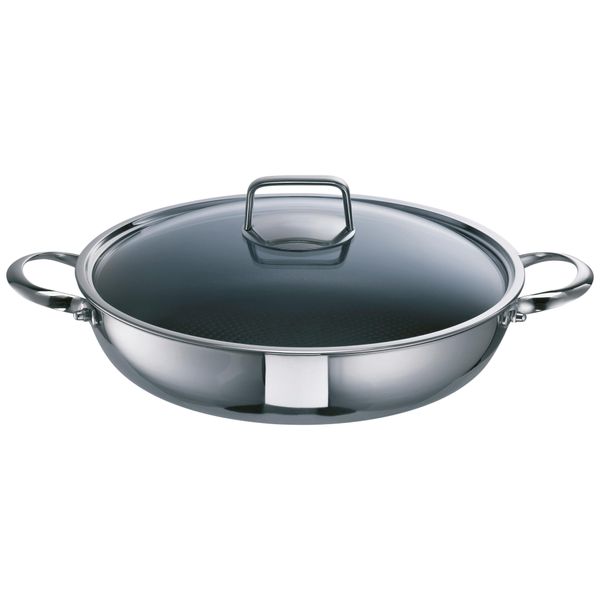 Schmorpfanne SCHULTE-UFER "Romana I Xxstrong", Silber (Silberfarben), Ø:32Cm, Pfannen, Schmorpfanne, Induktion-image