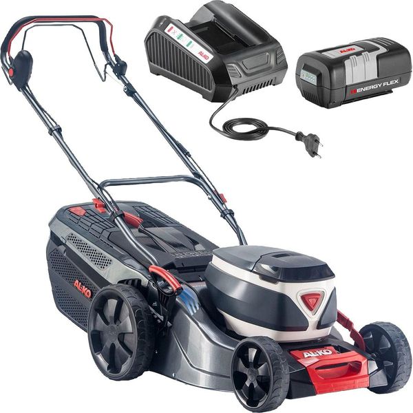AkkurasenmäHer AL-KO "36 V Energy Flex 46.2 Li SP-W Comfort", Grau, RasenmäHer, 46 Cm Schnittbreite, Inkl. 1 Akku Und LadegeräT-image
