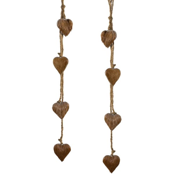 DekohäNger Creativ Deco "Weihnachtsdeko", Braun, B:5,5Cm H:60Cm T:3Cm, Holzwerkstoff, DekohäNger, Mit Fell-Applikation-image