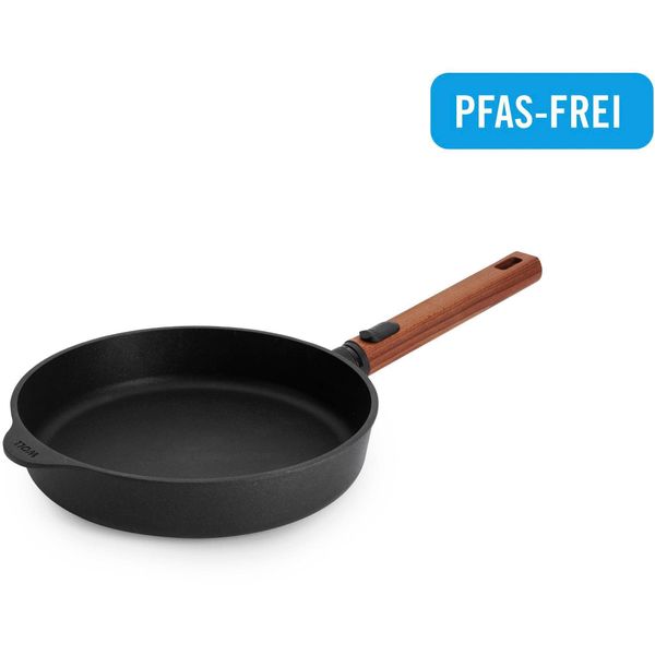 Bratpfanne Woll "Eco Logic QXR Guss-Flachpfanne", Schwarz, H:5Cm Ø:24Cm, Pfannen, Bratpfanne, Pfas-Freie Diamond-Qxr - Beschichtung-image