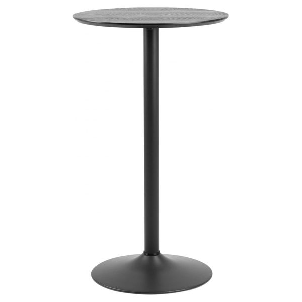Bartisch Actona Group "Ibiza", Schwarz, B:60Cm H:105Cm, Tische, Bartisch, Bartisch Rund Ø 60 Cm, Schwarz, Mit Trompete Gestell-image