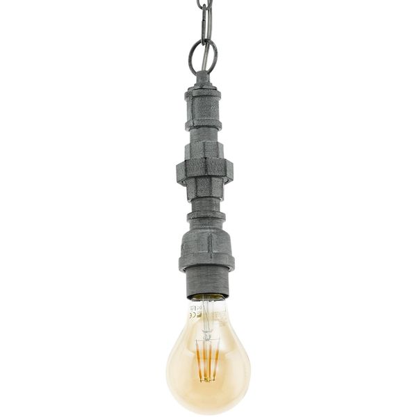 Eglo Pendelleuchte "Chepstow", Silber (Altsilberfarben), 1, Ø 11,5Cm, Leuchten, HäNgeleuchte, HäNgelampe, Pendelleuchte-image
