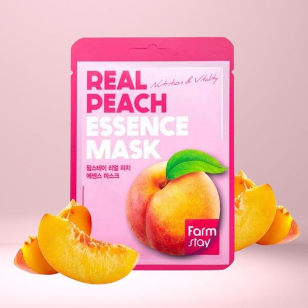 Farm Stay - Real Peach Essence Mask - Maschera Rivitalizzante Alla Pesca 1 Pz-image