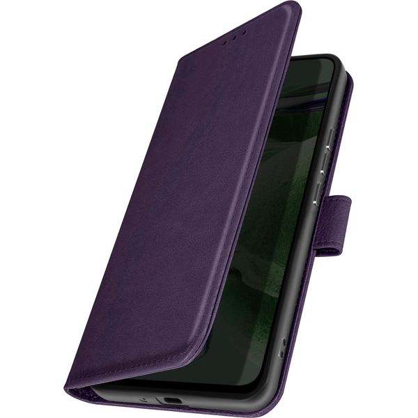 Avizar, Custodia In Pelle Finta Con Funzione Di Supporto Xiaomi Redmi Note 12 5G, Viola-image