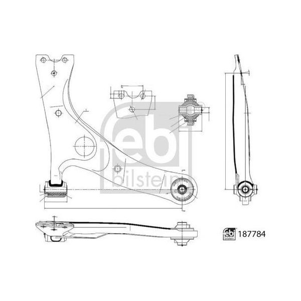 Braccio Posteriore Toyota Anteriore Rav-4 00-06 Pr Senza Perno-image