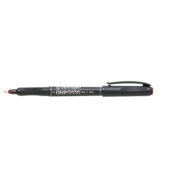 Marcatore Centropen 2636, Permanente, 0,6 Mm, Rosso-image