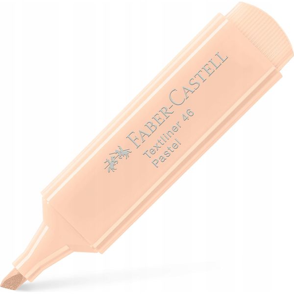 FABER-CASTELL 154696 FABER-CASTELL Tl 46 Pastell Textmarker Beige, 1 St.-image