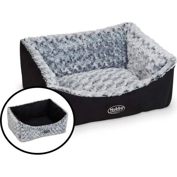 Letto Nobby Comfort Quadrato "Arusha"" L X P X A: 60 X 48 X 19 Cm Nero"-image
