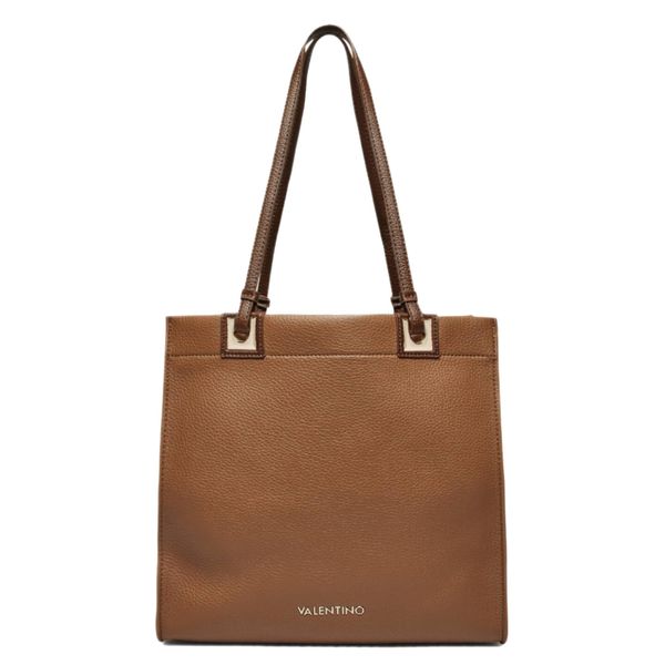 Valentino Borse Borsa In Ecopelle Post Re Handbag Cammello / Moro-image