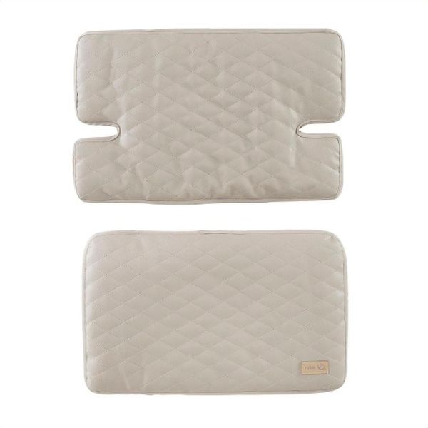 Roba Riduttore Di Seduta 2 Pezzi "Grigio Trapuntato"" - Accessori Per Seggiolone ""Nature Up"" - Cuscino Di Seduta Lavabile E Imbottito - Da 6 Mesi - Beige"-image