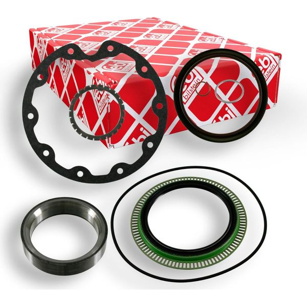 Kit Guarnizioni Febi Bilstein Mozzo Ruota 21976 Posteriore Adatto Per MERCEDES-BENZ Actros 32Mm Acciaio 115Mm 145Mm 2,106Kg-image