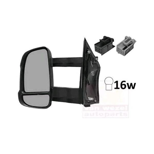 Van Wezel 1651823 - Oe 735440429 Specchio Esterno, Sinistro Per Jumper, Ducato, Boxer-image