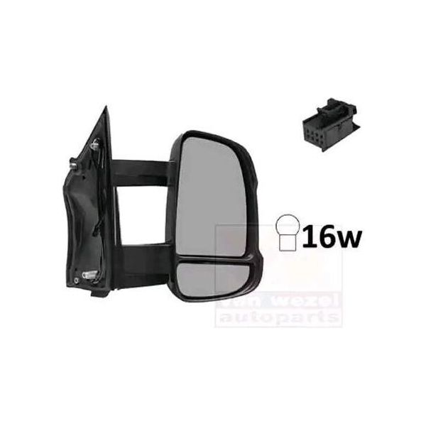 Van Wezel 1651818 - Oe 735517042 Specchio Esterno Destro Per Jumper, Ducato, Boxer-image
