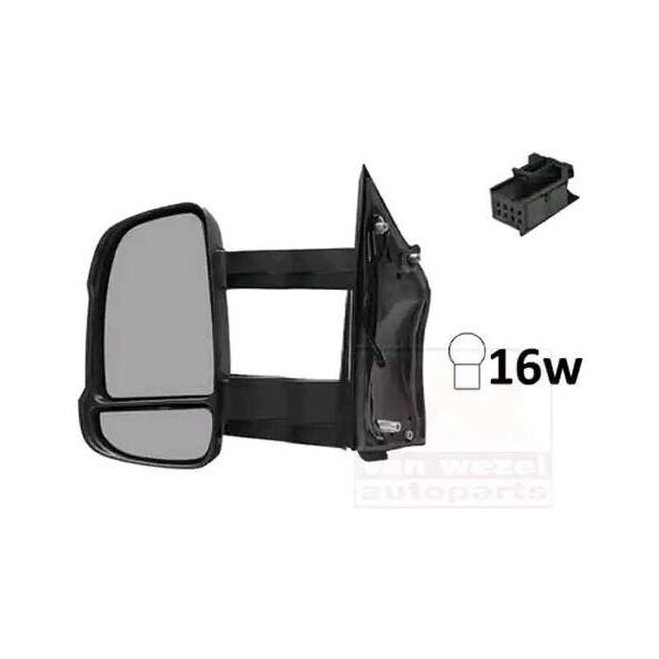 Van Wezel 1651827 - Oe 735517075 Specchio Esterno, Sinistro Per Jumper, Ducato, Boxer-image