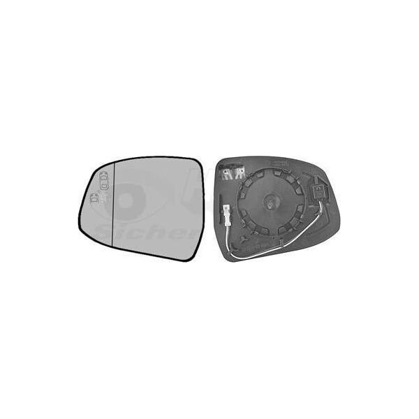 Van Wezel Specchio Retrovisore Esterno Sinistro Per Ford Focus Iii Station Wagon Asferico Riscaldabile 1945835-image