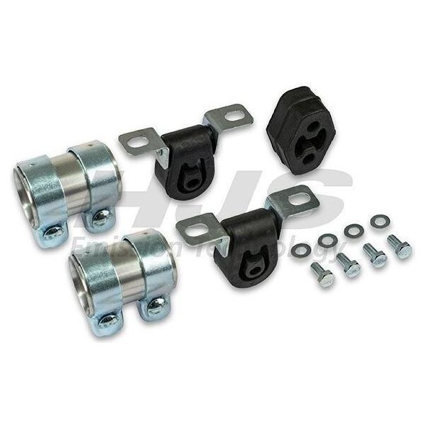 Hjs 82 11 1511 Kit Di Montaggio Impianto Di Scarico Per Vw Polo Hatchback (6N1) Polo (6N2) Caddy Ii Furgone (9K9A) Caddy Ii Station Wagon (9K9B)-image