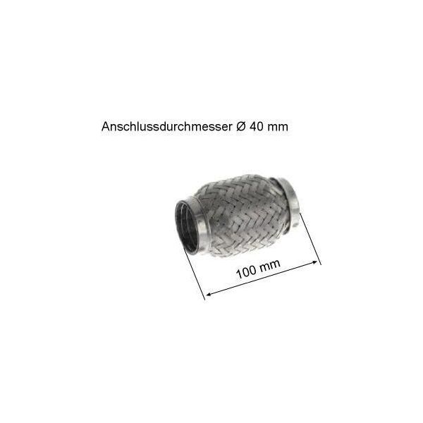 Hjs 83 00 8548 Tubo Flessibile Impianto Di Scarico Tubo Di Scarico Per Fiat Panda (169) Per Kia Picanto (Sa)-image