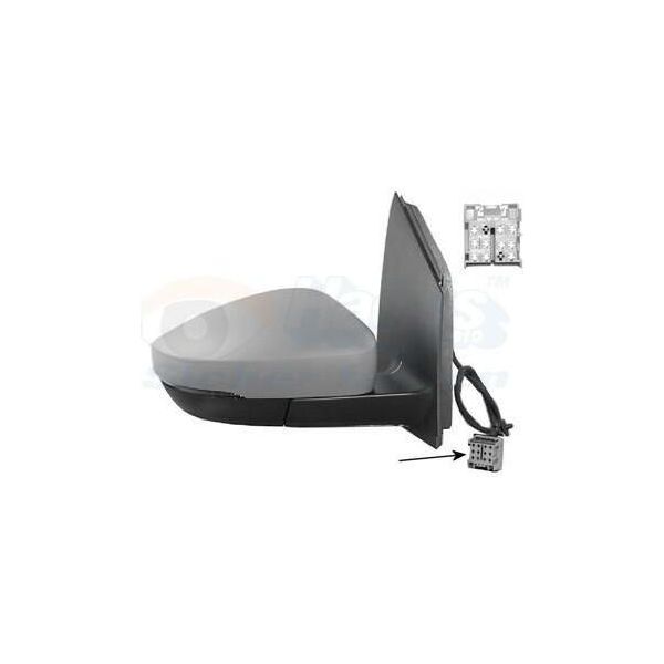 Van Wezel 5829824 - Oe 6R0857522 Specchio Esterno Destro Per Polo (6C, 6R)-image