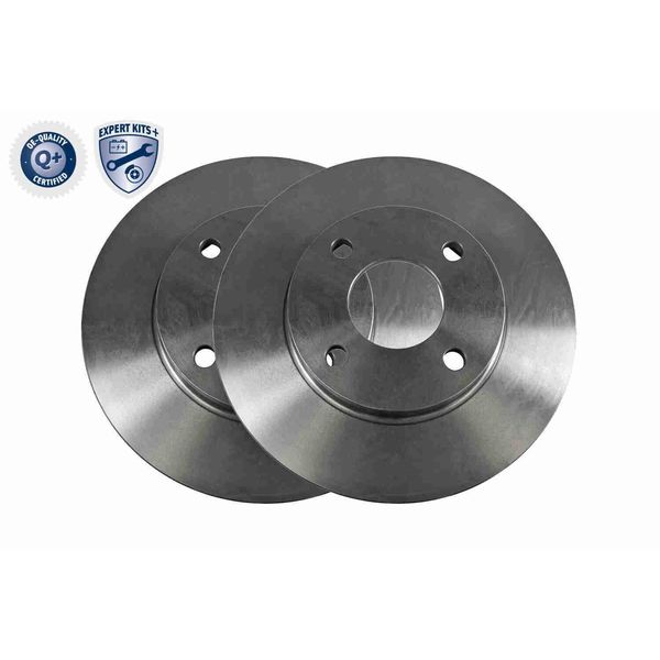 2X Disco Freno Vaico V25-80001 Anteriore Per Ford Fiesta Mk6 Hatchback (JA8 JR8)-image