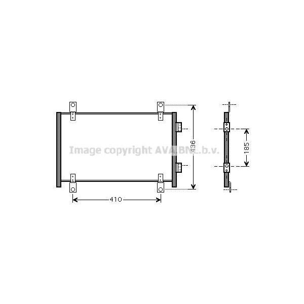 Prasco FTA5302 - Condensatore Aria Condizionata Oe 6455CG Per Jumper, Ducato, Boxer-image