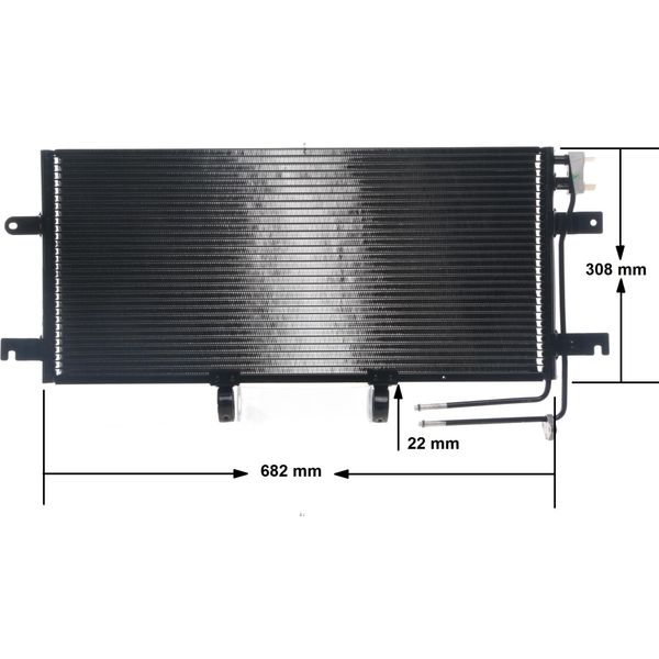 Mahle Ac 332 000S - Oe 7D0 820 413 Condensatore Aria Condizionata Per T4-image