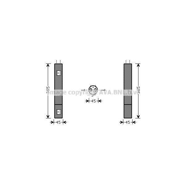 Prasco MSD395 - Oe 1698300058 Essiccatore Per Aria Condizionata Per Classe A (W169), Classe B (W245)-image