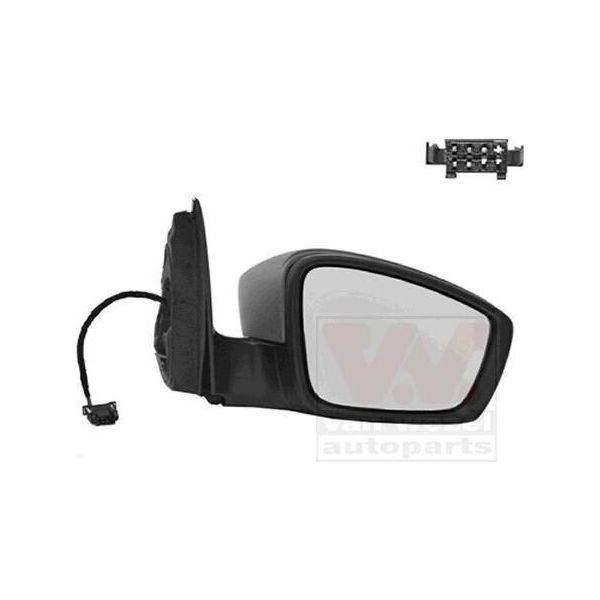 Van Wezel 7617818 Specchietto Esterno Specchietto Laterale Destro Per Skoda Rapid Spaceback (NH1) Convesso Riscaldato Primerizzato-image
