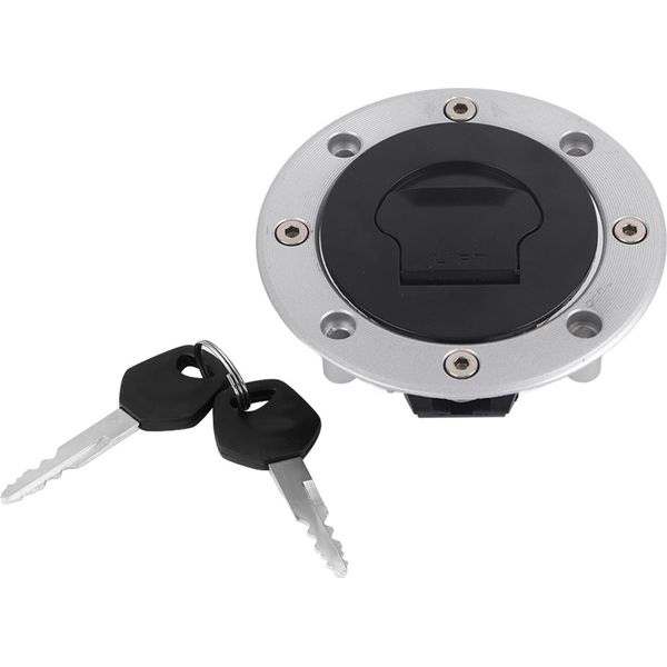 Tappo Carburante, Coperchio Serbatoio Benzina Argento Per Sostituzione Moto Suzuki SV1000 2003-2007-image