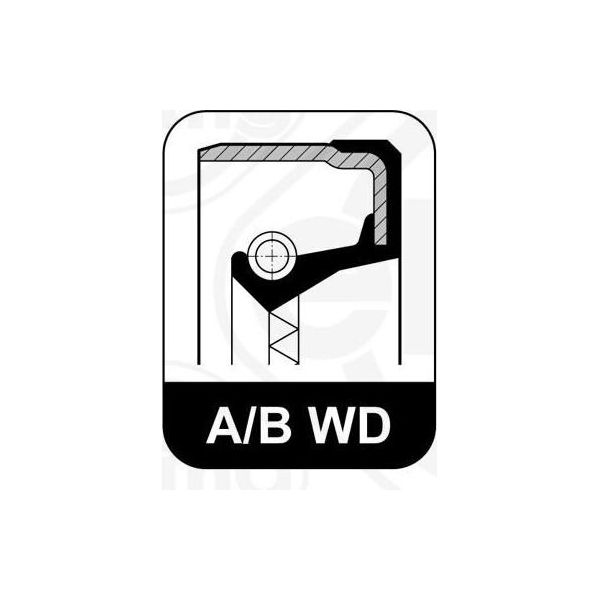 Elring Anello Di Tenuta Differenziale Simmerring 877.460 Sinistra Per Vw Golf V Hatchback (1K1) 8 Mm Acm (Gomma Poliacrilica) 54 Mm 68 Mm-image