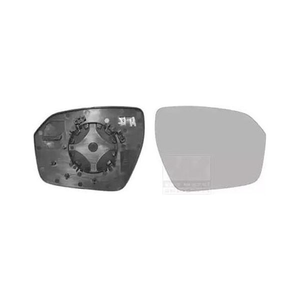 Van Wezel Specchio Retrovisore Esterno Destro Per Land Rover Range Rover Evoque (L538) Convesso Riscaldabile 0251838-image