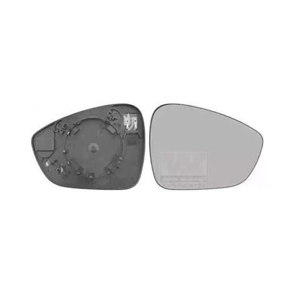 Van Wezel Specchio Retrovisore Esterno Destro Per Opel Crossland X (P17) Convesso Riscaldabile 0954838-image