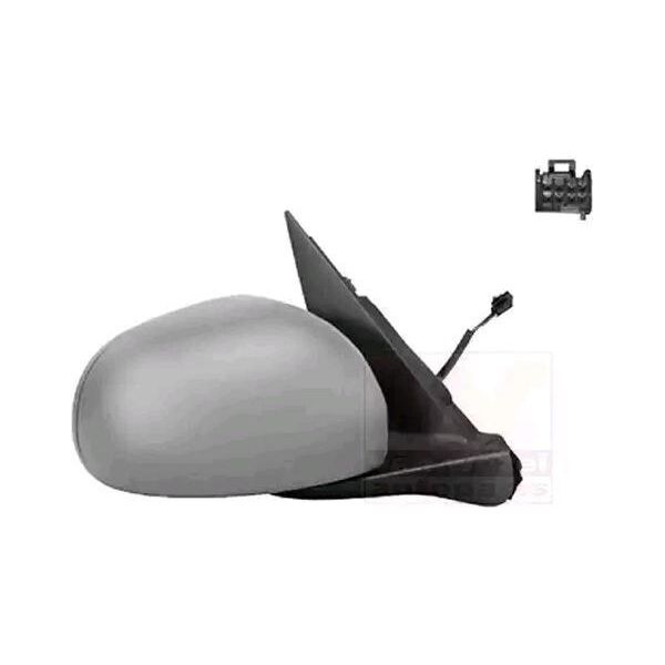 Van Wezel 1609808 Specchietto Esterno Specchietto Laterale Destro Per Fiat 500L (351, 352) Convesso Riscaldato Primerizzato-image