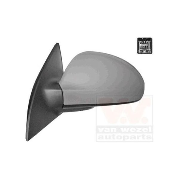 Van Wezel 8353817 Specchietto Esterno Specchietto Laterale Sinistro Per Kia Cee'd Hatchback (Ed) Asferico Riscaldato Primerizzato-image