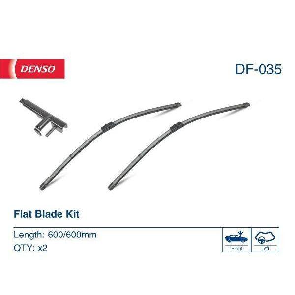 Denso Spazzola Tergicristallo, Lato Passeggero, Lato Conducente DF-035-image