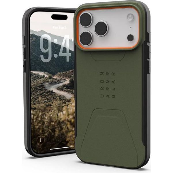 Custodia Uag Civilian Magsafe Per Iphone 17 Pro Max - Arancio Oliva-image