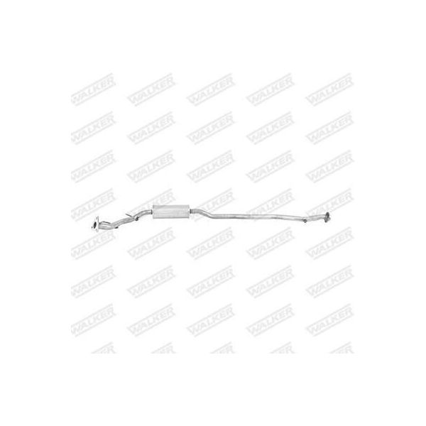 Walker 22920 Silenziatore Centrale Per Honda Jazz Ii Hatchback (Gd, GE3, GE2)-image