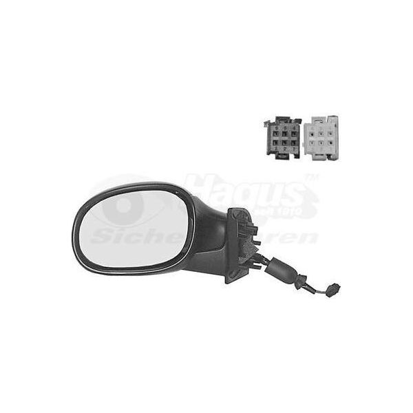 Van Wezel 0925815 Specchietto Esterno Sinistro Per CitroËN C3 I Hatchback (Fc, Fn) Convesso Riscaldato-image